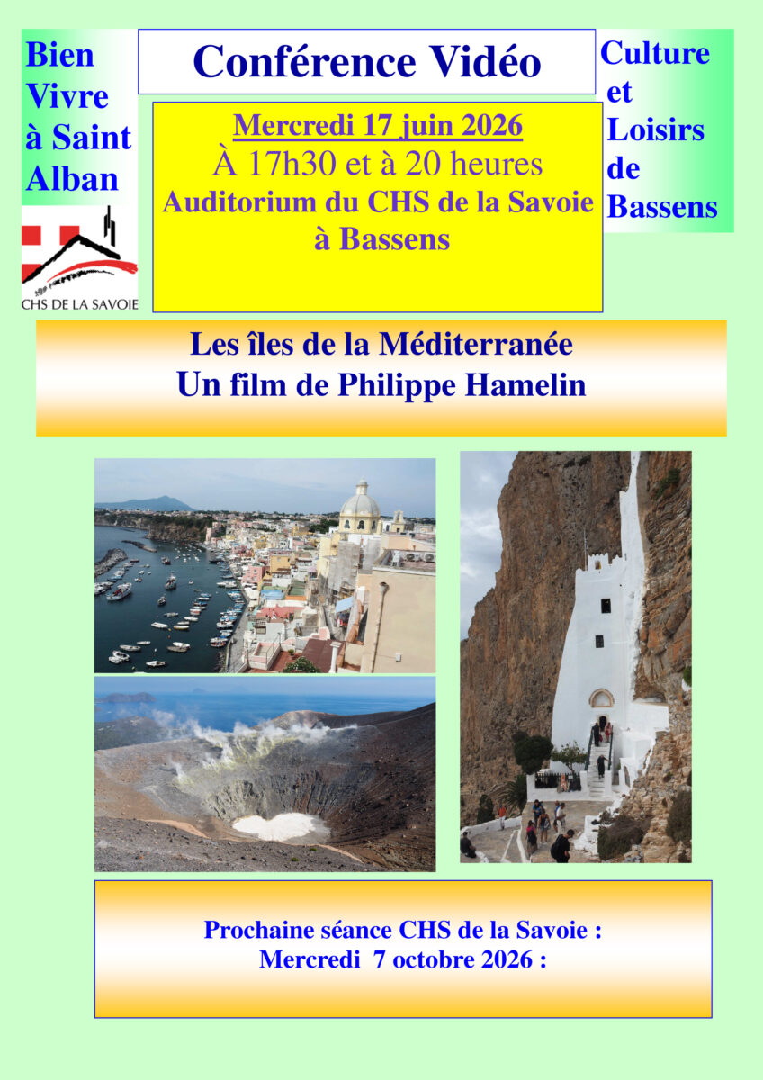 Conférence vidéo “Les îles de la Méditerranée”
